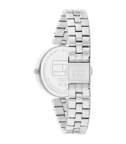 Montre TOMMY HILFIGER ELLA Femme 1782683 Analogue Cadran MINERAL Argenté Bracelet Acier inoxydable Acier Etanchéité 3BAR