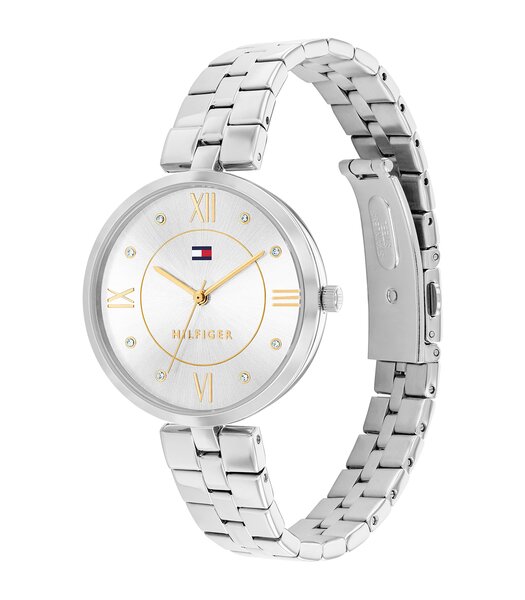 Montre TOMMY HILFIGER ELLA Femme 1782683 Analogue Cadran MINERAL Argenté Bracelet Acier inoxydable Acier Etanchéité 3BAR