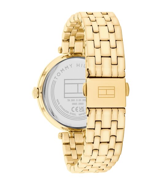 Horloge TOMMY HILFIGER NATALIE Dames 1782718 Analoog Behuizing MINERAAL Geelgoud Bracelette Staal Geelgoudkleurig Etanchéiteiten 3BAR