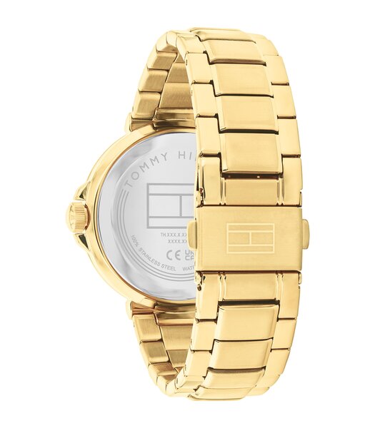 Montre TOMMY HILFIGER LORI Femme 1782755 Analogue Cadran MINERAL Vert Bracelet Acier Or jaune Etanchéité 5BAR