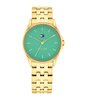 Montre TOMMY HILFIGER JADE Femme 1782774 Analogue Cadran MINERAL Vert Bracelet Acier Or jaune Etanchéité 3BAR
