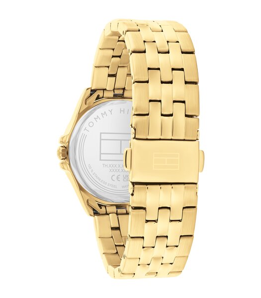 Montre TOMMY HILFIGER JADE Femme 1782774 Analogue Cadran MINERAL Vert Bracelet Acier Or jaune Etanchéité 3BAR