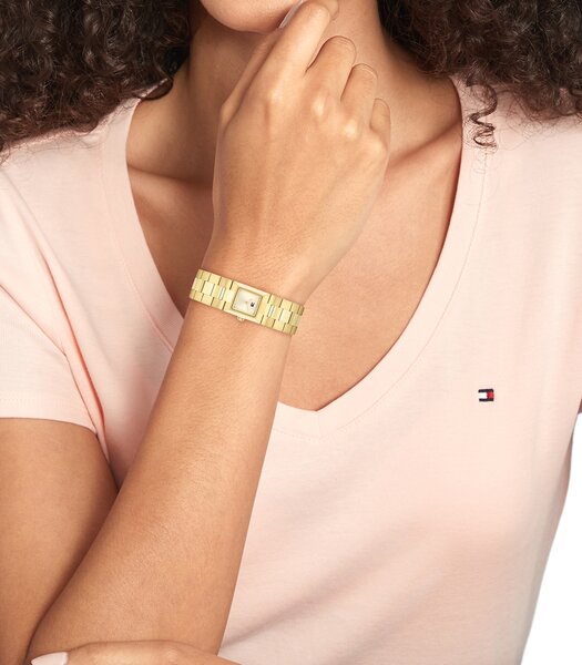 Montre TOMMY HILFIGER IVY Femme 1782787 Analogue Cadran MINERAL Or jaune Bracelet Acier Or jaune Etanchéité 3BAR