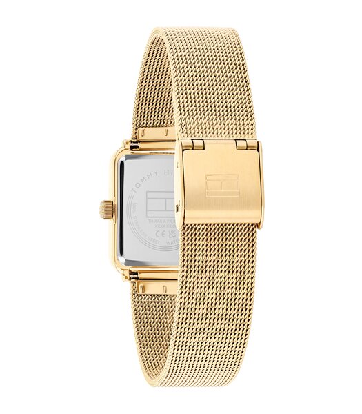 Montre TOMMY HILFIGER TEA Femme 1782791 Analogue Cadran MINERAL Vert Bracelet Acier Or jaune Etanchéité 3BAR