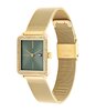 Montre TOMMY HILFIGER TEA Femme 1782791 Analogue Cadran MINERAL Vert Bracelet Acier Or jaune Etanchéité 3BAR