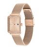 Montre TOMMY HILFIGER TEA Femme 1782792 Analogue Cadran MINERAL Brun Bracelet Acier Or rose Etanchéité 3BAR