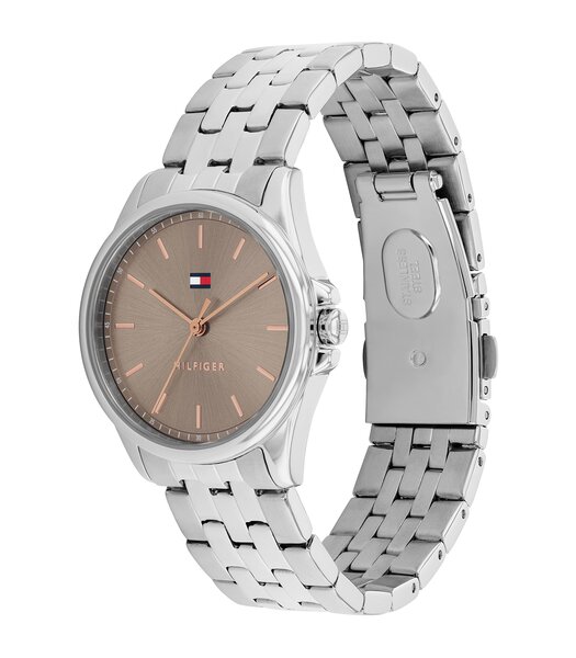 Montre TOMMY HILFIGER JADE Femme 1782801 Analogue Cadran MINERAL Brun Bracelet Acier inoxydable Acier Etanchéité 3BAR