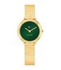 Montre TOMMY HILFIGER DEMI Femme 1782812 Analogue Cadran MINERAL Vert Bracelet Acier Or jaune Etanchéité 3BAR