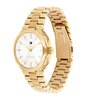 Montre TOMMY HILFIGER GEORGIA Femme 1782819 Analogue Cadran MINERAL Blanc Bracelet Acier Or jaune Etanchéité 3BAR