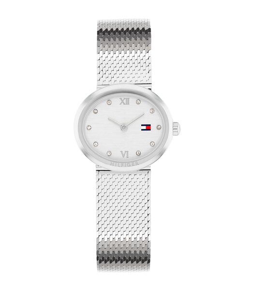 Horloge TOMMY HILFIGER MOIRA Dames 1782846 Analoog Behuizing MINERAAL Zilverkleurig Bracelette Roestvrij staal Staal Etanchéiteiten 3BAR