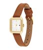 Horloge TOMMY HILFIGER MIA Dames 1782859 Analoog Behuizing MINERAAL Zilverkleurig Bracelette Leer Bruin Etanchéiteiten 3BAR