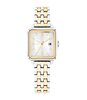 Horloge TOMMY HILFIGER MIA Dames 1782861 Analoog Behuizing MINERAAL Zilverkleurig Bracelette Roestvrij staal Staal / geelgoudkleurig Etanchéiteiten 3B