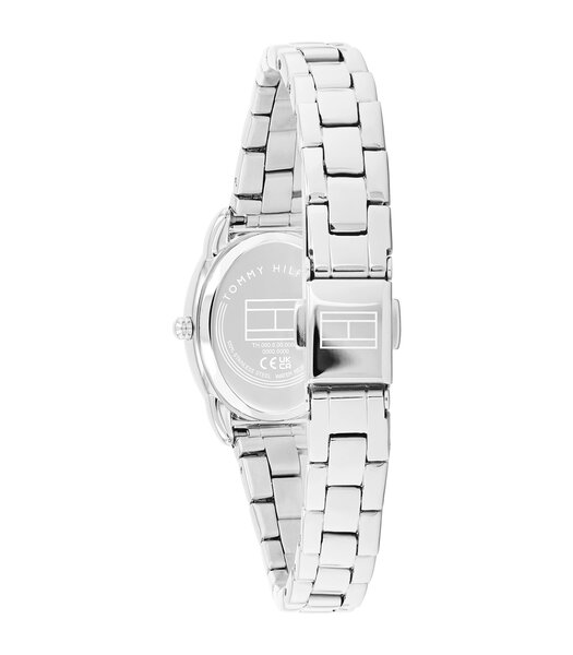Montre TOMMY HILFIGER DEMI OVAL Femme 1782874 Analogue Cadran MINERAL Argenté Bracelet Acier inoxydable Acier Etanchéité 3BAR