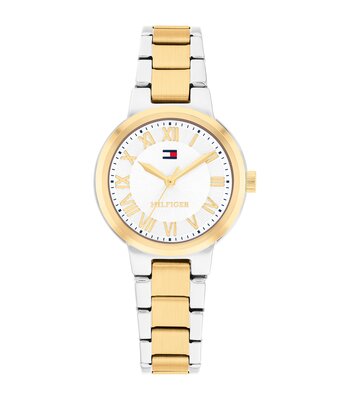 Montre TOMMY HILFIGER BECCA Femme 1782903 Analogue Cadran MINERAL Argenté Bracelet Acier inoxydable Acier / or jaune Etanchéité 3BAR