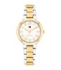Montre TOMMY HILFIGER BECCA Femme 1782903 Analogue Cadran MINERAL Argenté Bracelet Acier inoxydable Acier / or jaune Etanchéité 3BAR