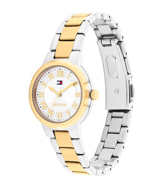 Montre TOMMY HILFIGER BECCA Femme 1782903 Analogue Cadran MINERAL Argenté Bracelet Acier inoxydable Acier / or jaune Etanchéité 3BAR
