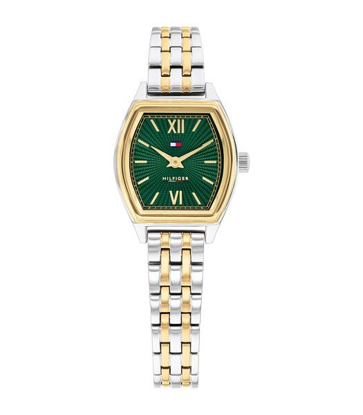 Montre TOMMY HILFIGER NORAH Femme 1782907 Analogue Cadran MINERAL Vert Bracelet Acier inoxydable Acier / or jaune Etanchéité 3BAR