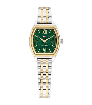 Montre TOMMY HILFIGER NORAH Femme 1782907 Analogue Cadran MINERAL Vert Bracelet Acier inoxydable Acier / or jaune Etanchéité 3BAR