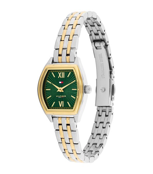 Montre TOMMY HILFIGER NORAH Femme 1782907 Analogue Cadran MINERAL Vert Bracelet Acier inoxydable Acier / or jaune Etanchéité 3BAR