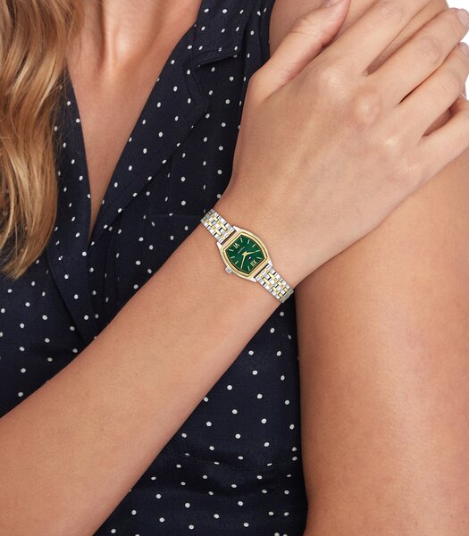 Montre TOMMY HILFIGER NORAH Femme 1782907 Analogue Cadran MINERAL Vert Bracelet Acier inoxydable Acier / or jaune Etanchéité 3BAR