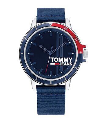 Montre TOMMY HILFIGER HOUSTON LE Homme 1791924 Analogique Cadran Minéral Noir Bracelet Cuir Brun Boucle ardillon Etanchéité 5 ATM