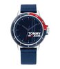 Montre TOMMY HILFIGER HOUSTON LE Homme 1791924 Analogique Cadran Minéral Noir Bracelet Cuir Brun Boucle ardillon Etanchéité 5 ATM