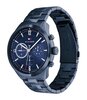 Horloge TOMMY HILFIGER MATTHEW Heren 1791945 Analoog Behuizing MINERAAL Blauw Bracelette Staal Blauw Boucle déployante Etanchéiteiten 5BAR