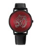 Montre TOMMY HILFIGER LUNAR NEW YEAR Homme 1791976 Analogue Cadran MINERAL Rouge Bracelet Cuir Noir Boucle ardillon Etanchéité 3BAR