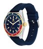 Horloge TOMMY HILFIGER TH85 AUTOMATIC Heren 1792141 Analoog Behuizing MINERAAL Blauw Bracelette Leer Blauw Etanchéiteiten 10BAR