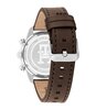 Montre TOMMY HILFIGER TH85 CHRONO (41MM) Homme 1792163 Analogue Cadran MINERAL Bleu Bracelet Cuir Brun Etanchéité 5BAR