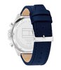 Montre TOMMY HILFIGER CLARK (46MM) Homme 1792165 Analogue Cadran MINERAL Bleu Bracelet Cuir Bleu Etanchéité 5BAR
