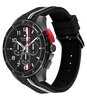Montre TOMMY HILFIGER BANK Homme 1792168 Analogue Cadran MINERAL Noir Bracelet Silicone Noir Etanchéité 5BAR