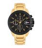 Montre TOMMY HILFIGER JAMESON Homme 1792199 Analogue Cadran MINERAL Noir Bracelet Acier Or jaune Etanchéité 5BAR