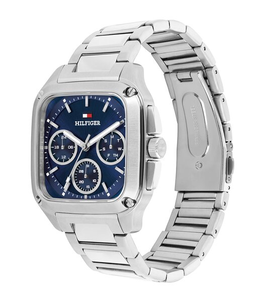 Montre TOMMY HILFIGER HERALD Homme 1792222 Analogue Cadran MINERAL Bleu Bracelet Acier inoxydable Acier Etanchéité 5BAR