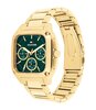 Montre TOMMY HILFIGER HERALD Homme 1792223 Analogue Cadran MINERAL Vert Bracelet Acier Or jaune Etanchéité 5BAR