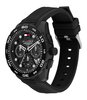 Horloge TOMMY HILFIGER TH-REGATTA Heren 1792233 Analoog Behuizing MINERAAL Zwart Bracelette Silicone Zwart Etanchéiteiten 10BAR