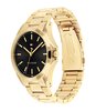 Horloge TOMMY HILFIGER BRUCE Heren 1792241 Analoog Behuizing MINERAAL Zwart Bracelette Staal Geelgoudkleurig Etanchéiteiten 3BAR