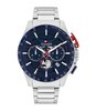Montre TOMMY HILFIGER BANK Homme 1792261 Analogue Cadran MINERAL Bleu Bracelet Acier inoxydable Acier Etanchéité 5BAR