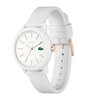 Montre LACOSTE SPORT INSPIRED Femme 2001211 Analogue Cadran MINERAL Blanc Bracelet Silicone Blanc Boucle ardillon Etanchéité 5BAR