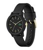 Montre LACOSTE SPORT INSPIRED Femme 2001212 Analogue Cadran MINERAL Noir Bracelet Silicone Noir Boucle ardillon Etanchéité 5BAR