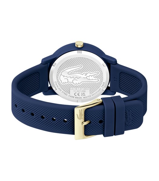 Montre LACOSTE SPORT INSPIRED Femme 2001271 Analogue Cadran MINERAL Bleu Bracelet Silicone Bleu Boucle ardillon Etanchéité 5BAR