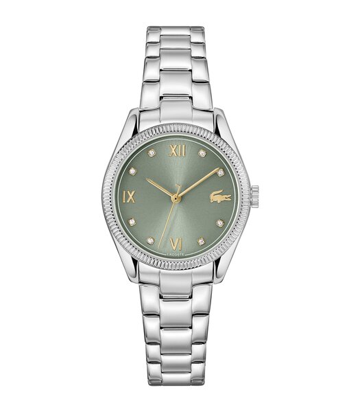 Montre LACOSTE CLASSIC ELEGANCE Femme 2001421 Analogue Cadran MINERAL Vert Bracelet Acier inoxydable Acier Etanchéité 5BAR