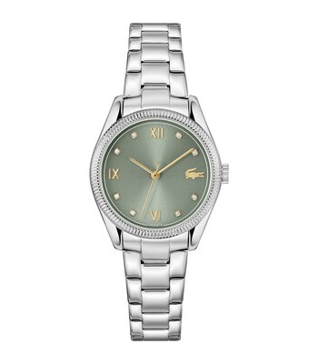 Montre LACOSTE CLASSIC ELEGANCE Femme 2001421 Analogue Cadran MINERAL Vert Bracelet Acier inoxydable Acier Etanchéité 5BAR