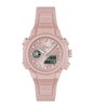 Montre LACOSTE SPORT INSPIRED Femme 2001429 Analogue Cadran MINERAL Rose Bracelet Silicone Rose Etanchéité 10BAR