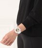Montre LACOSTE SPORT INSPIRED Femme 2001430 Analogue Cadran MINERAL Or rose Bracelet Silicone Blanc Etanchéité 10BAR