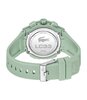 Montre LACOSTE SPORT INSPIRED Femme 2001433 Analogue Cadran MINERAL Or rose Bracelet Silicone Vert Etanchéité 10BAR