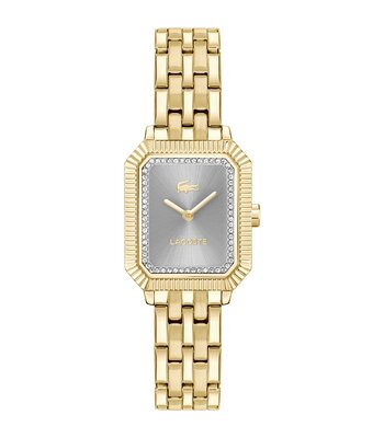 Montre LACOSTE CLASSIC ELEGANCE Femme 2001441 Analogue Cadran MINERAL Gris Bracelet Acier Or jaune Etanchéité 3BAR