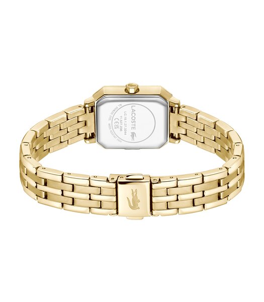 Montre LACOSTE CLASSIC ELEGANCE Femme 2001441 Analogue Cadran MINERAL Gris Bracelet Acier Or jaune Etanchéité 3BAR