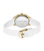 Montre LACOSTE LIFESTYLE Femme 2001480 Analogue Cadran MINERAL Blanc Bracelet Silicone Blanc Etanchéité 5BAR