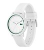 Montre LACOSTE SPORT INSPIRED Homme 2011169 Analogue Cadran MINERAL Blanc Bracelet Silicone Blanc Boucle ardillon Etanchéité 5BAR